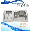 DS 7848 única tigela com pia de aço inoxidável de drenagem pia de aço inoxidável upc undermount pia